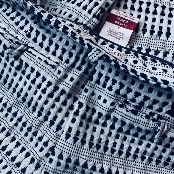 Merona Classic Fit Women Pants , Retro Geometric Pattern Classic Fit Jeans - Picture 13 of 14